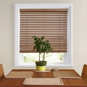 wooden blinds