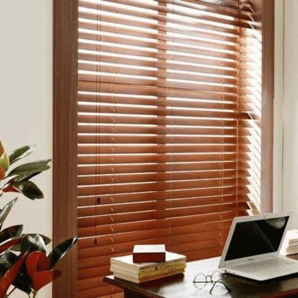 wooden blinds
